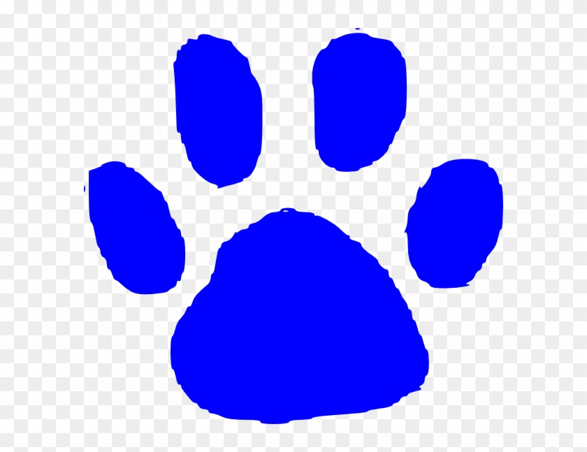 Blue Animal Footprint Logo, HD Png Download - 600x567(#3517819) - PngFind