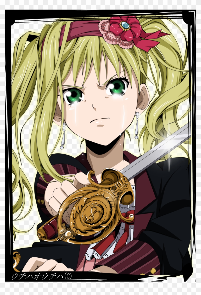 Angry Blonde Hair Crying Green Eyes Headdress Jacket - Black Butler Lizzy  Fighting, HD Png Download - 2556x3627(#3520898) - PngFind