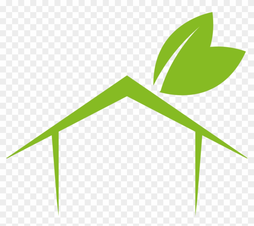 Svg Black And White Library Logo House Green Transprent - Vector House