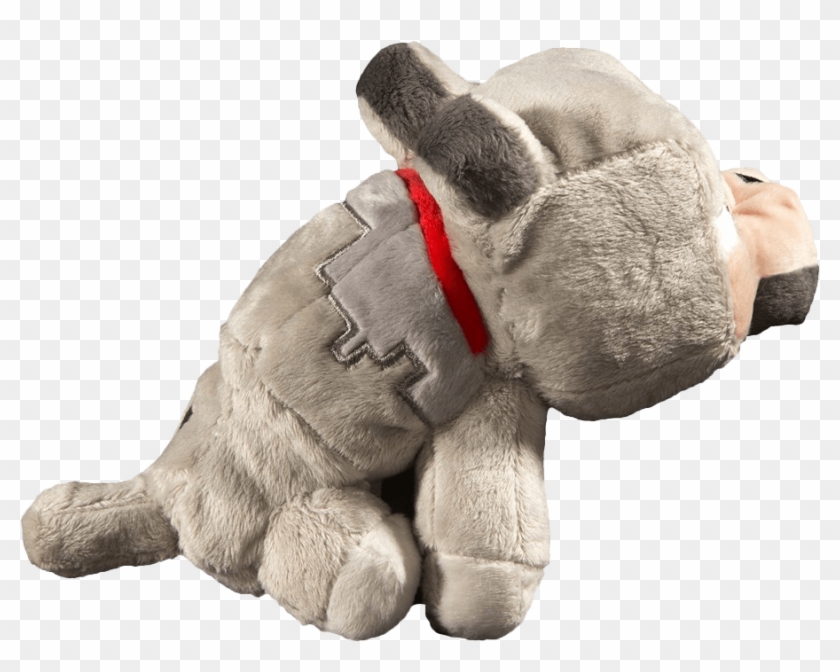 minecraft dog plush toy