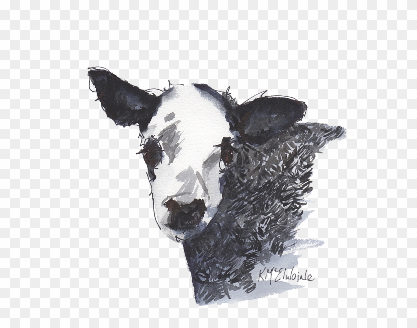 Bleed Area May Not Be Visible - Dairy Cow, HD Png Download - 600x581 ...