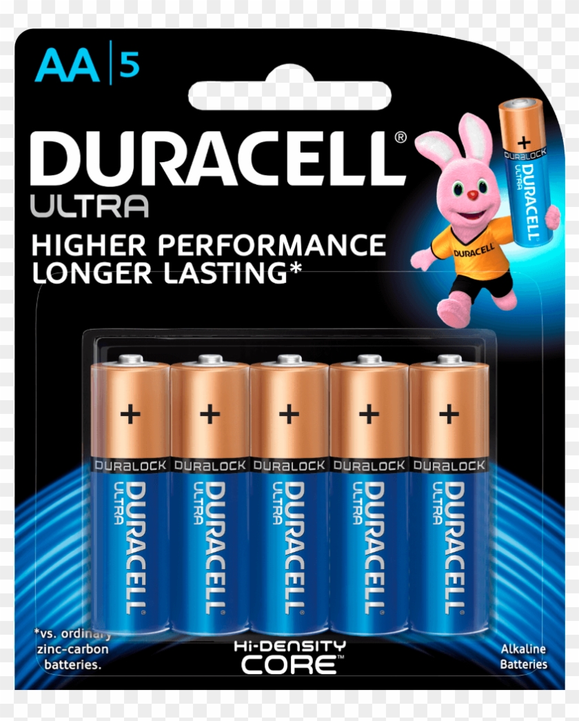 Ultra Alkaline Aa Batteries - Duracell Ultra Alkaline, HD Png Download - 1000x1000(#3553721 ...