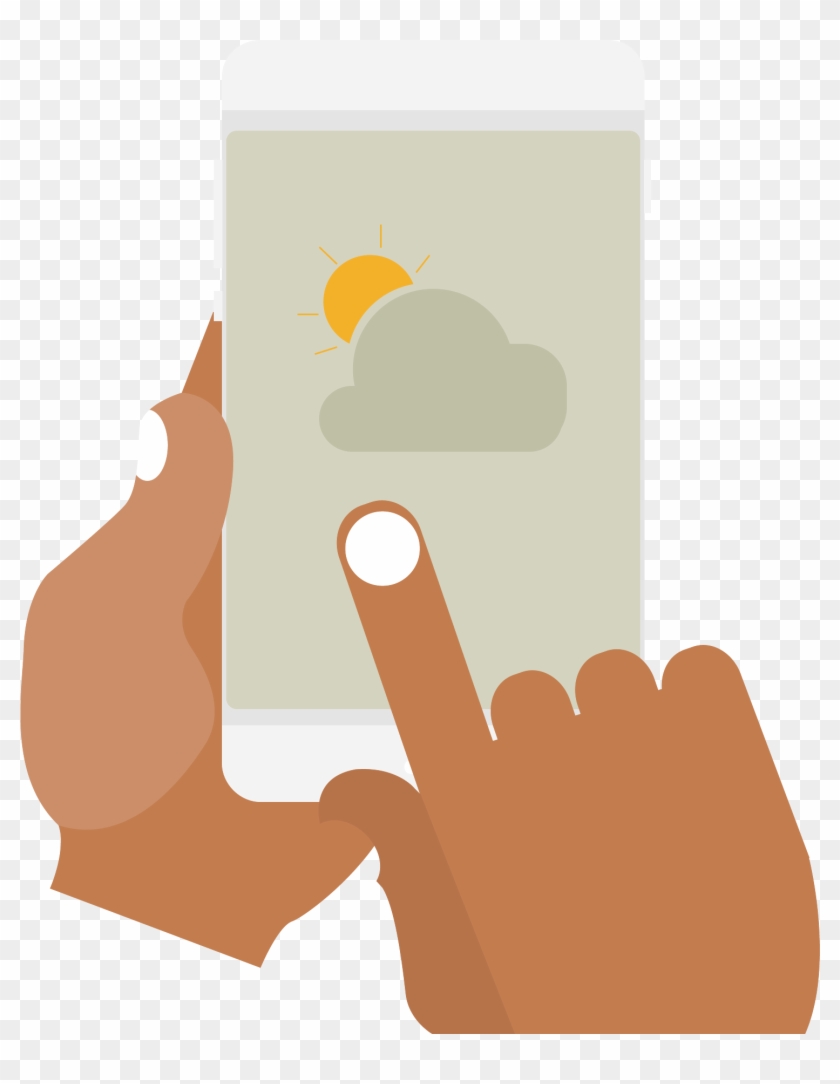 Xperia Tipo Symbol Click On The Phone Hand Click Gif Png Transparent