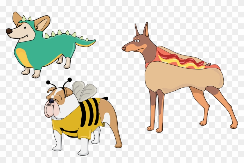 Dog, Puppies, Costume, Dinosaur, Hot Dog, Bee, Cute - Cartoon Dog In Halloween Costume, HD Png Download - 960x596(#3566844) - PngFind Dog, Puppies, Costume, Dinosaur, Hot Dog, Bee, Cute - Cartoon Dog In Halloween Costume, HD Png Download - 960x596(#3566844) - PngFind
