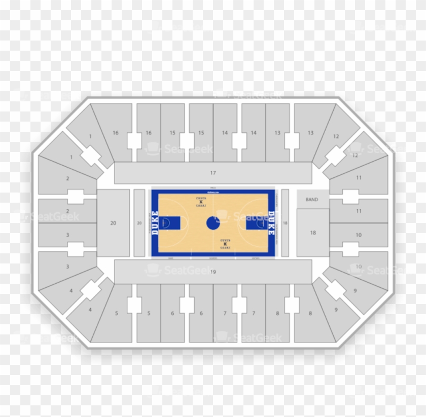 Cameron Indoor Stadium Seating Chart With Rows And Seat Numbers