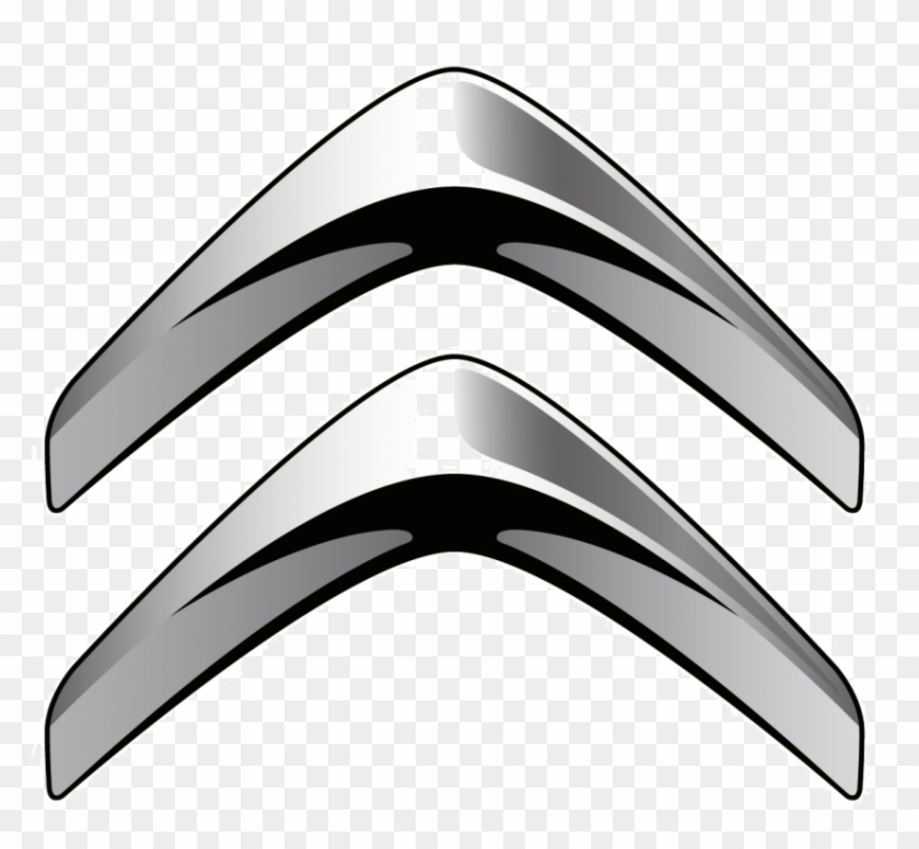 Citroen brand new logo car symbol with name white Vector Image
