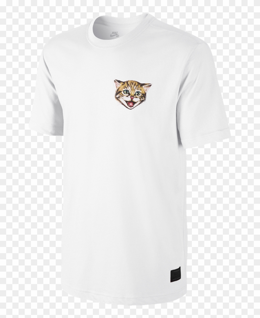 bolsillo Soportar Molestar Nike Sb Cat Scratch 15 Men's T-shirt Size Medium - Collar T Shirt Printing,  HD Png Download - 657x950(#3586587) - PngFind