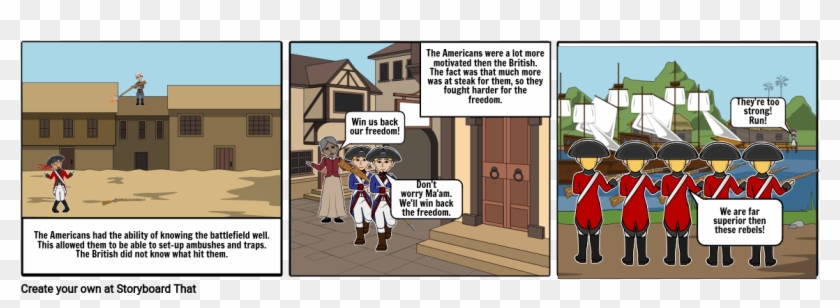 Revolutionary War - Cartoon, HD Png Download - 1165x386(#3589783) - PngFind