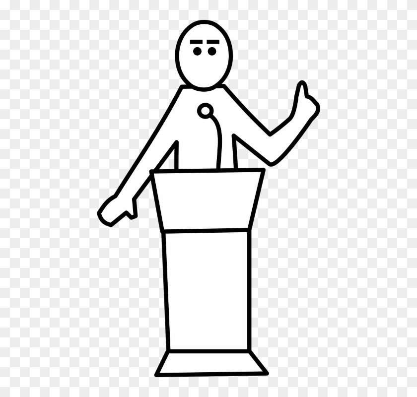 Speaker Podium Presentation Seminar Speech Talk - Public Speaking