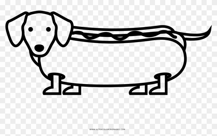 Hot Dog Coloring Page Desenhos Cachorros Para Colorir, HD Png