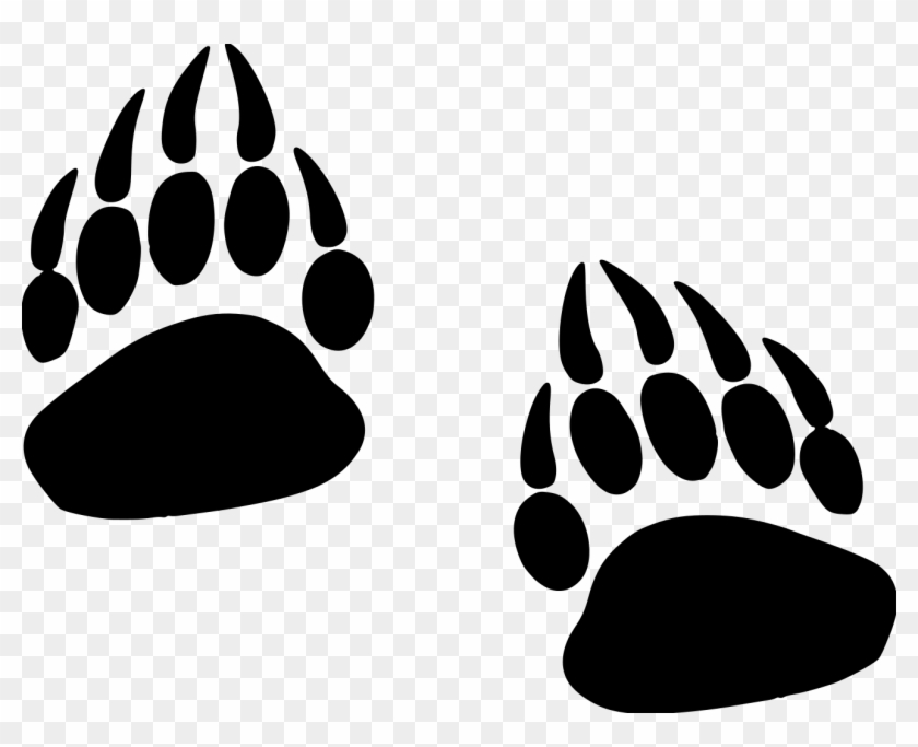 Transparent Bear Paw Silhouette - filosofandonocolegio