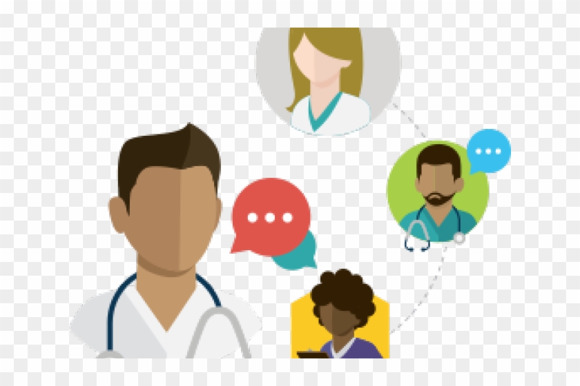 Teamwork Clipart Healthcare Teamwork - Icu Multidisciplinary Team Cartoon,  HD Png Download - 640x480(#3605648) - PngFind