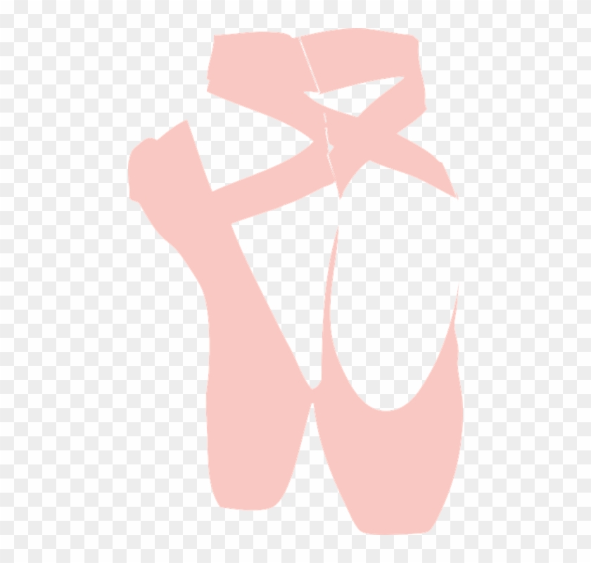 Dance Girl Feet Pink Shoes Ballet Slippers - Ballet Shoes Clip Art, HD ...