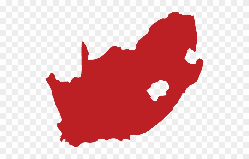 South Africa Map South Africa Map Silhouette, HD Png Download