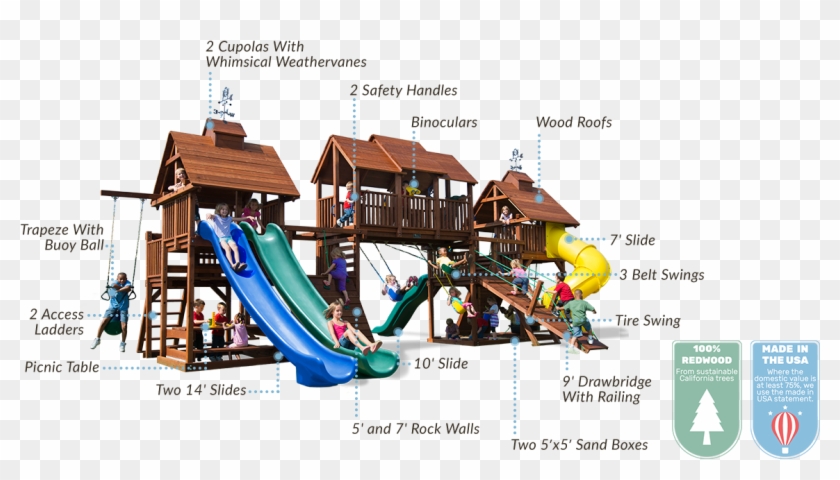 Adventure Mountain Big Swing Set Custom Made Swing Set Hd