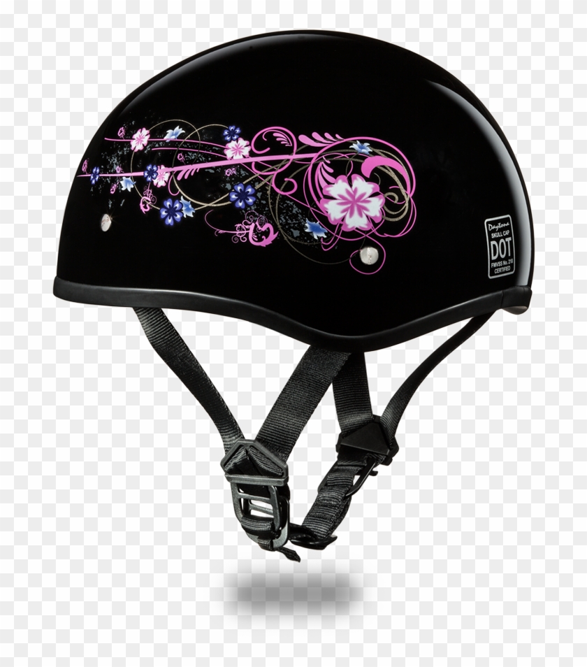 female motorcycle helmet on transparent background Z1R Vagrant NC Rose Half Face Edge Vintage Helmet Daytona Glide Modular Motorcycle Helmet