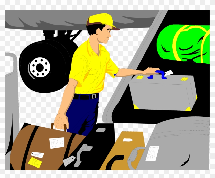Image Free Cliparts Download Clip Art Baggage - Baggage Handler Airport ...