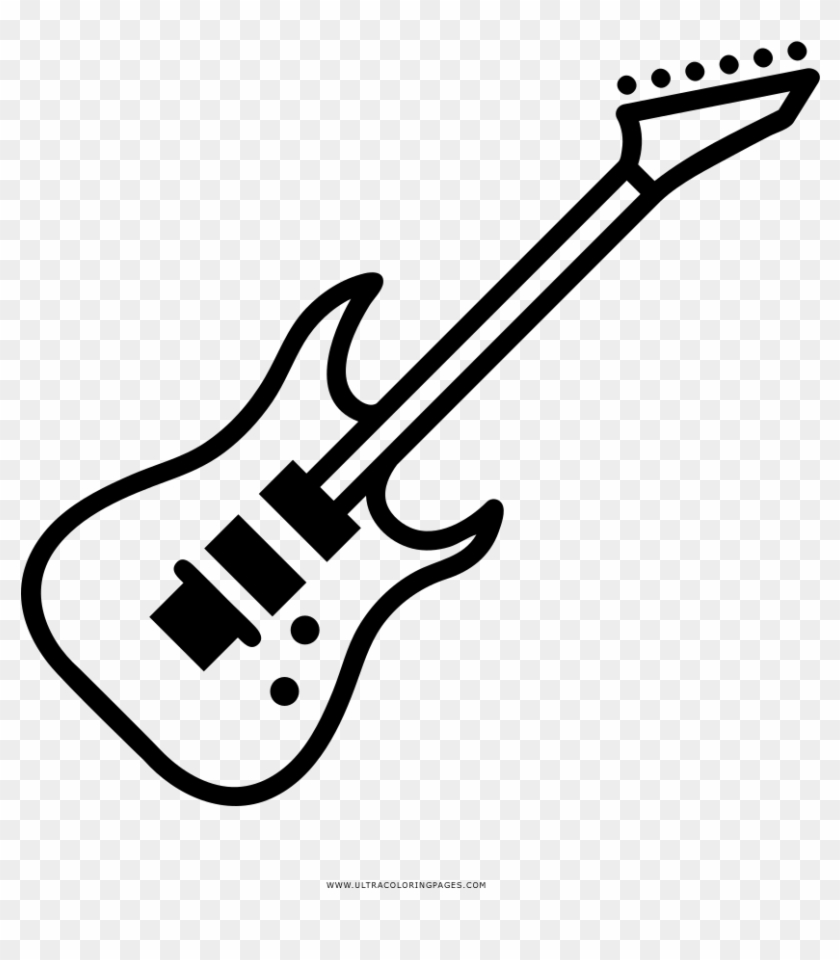 Guitarra Electrica Dibujo Png - Guitarra Eléctrica Para Colorear,  Transparent Png - 1000x1000(#3636475) - PngFind