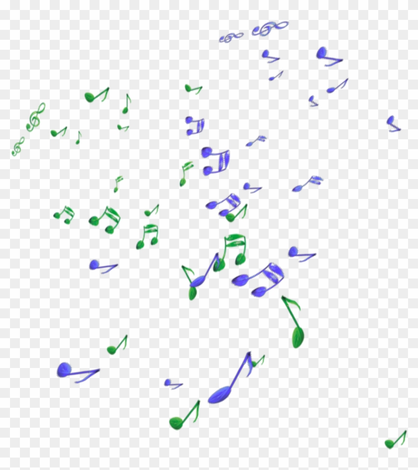 picture Png Clipart Floating Music Notes mq green blue musicnotes music