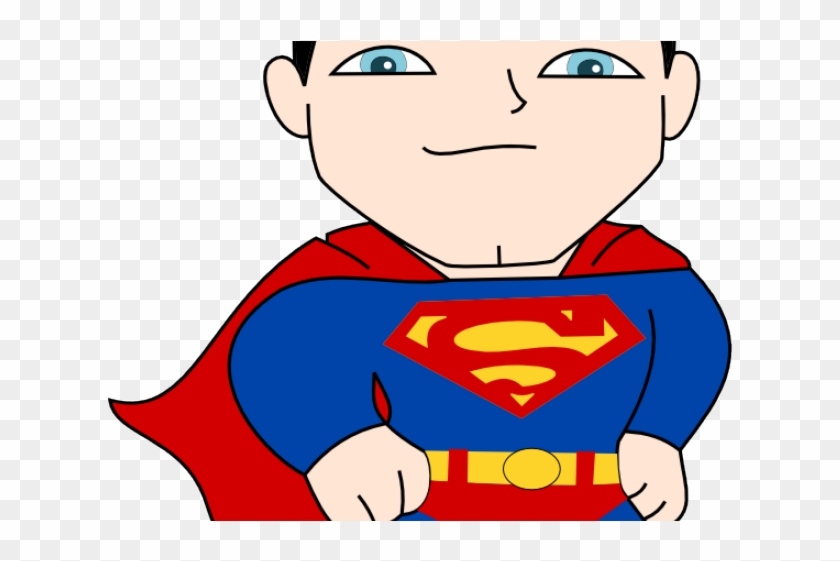 Hero Clipart Superman Face - Superman Clipart, HD Png Download -  640x480(#3656687) - PngFind