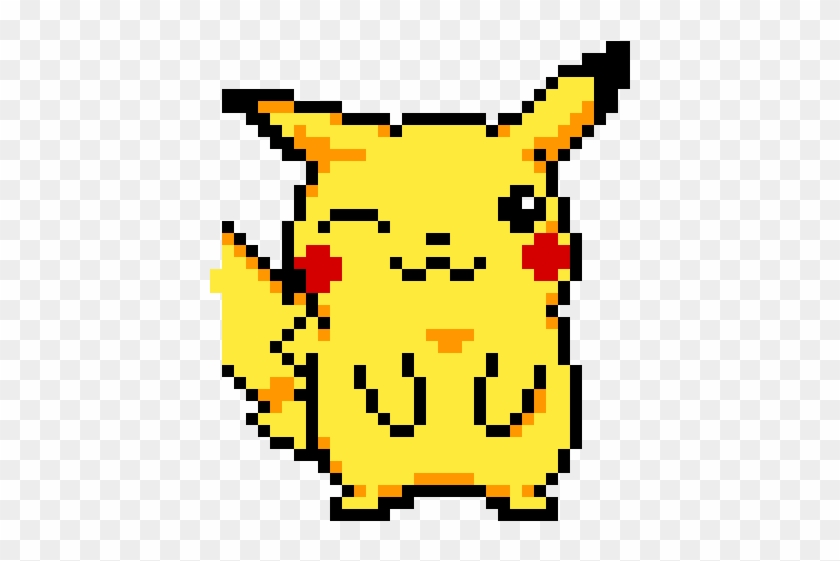 Cute Pikachu Pixel Art