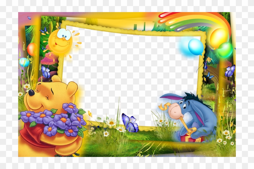 Character Picture Cartoonku Co - Winnie The Pooh Border Design, HD Png  Download - 720x480(#3660014) - PngFind