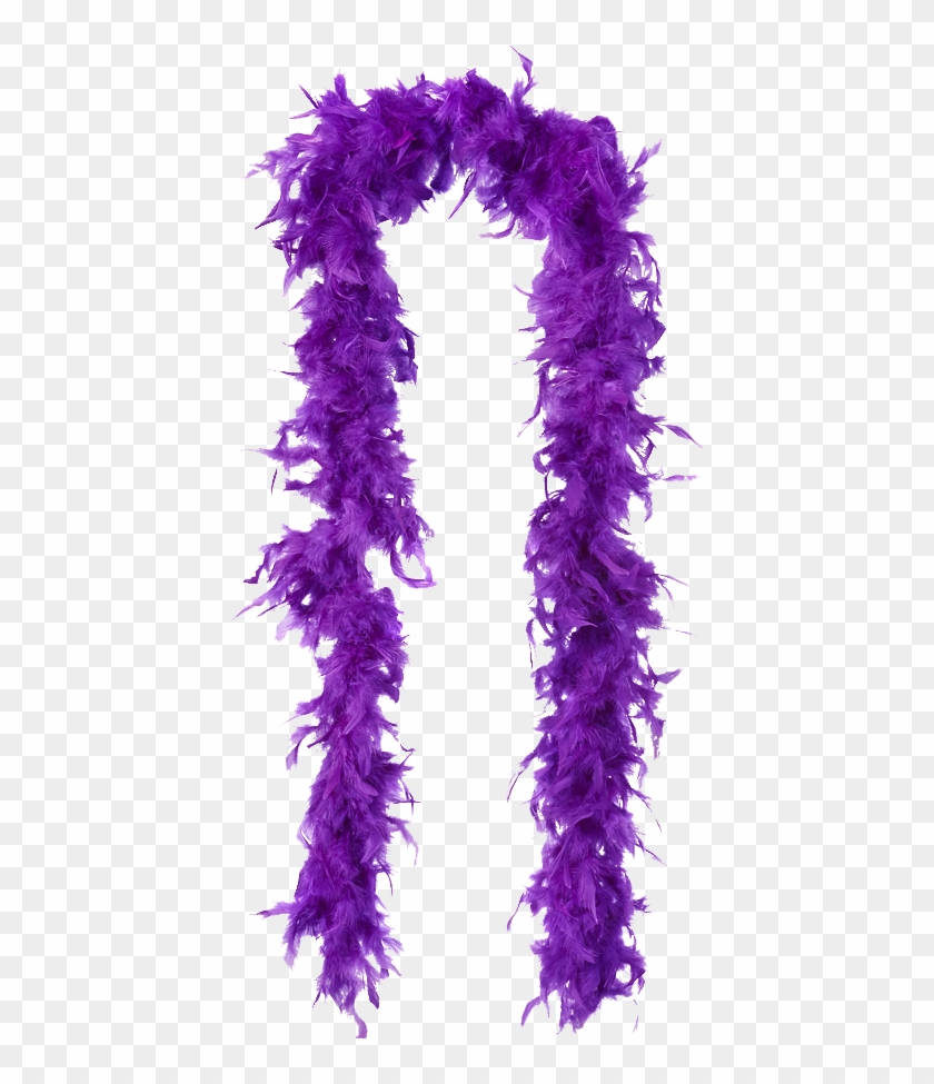 Transparent Feather Boa Png , Png Download Purple Feather Boa
