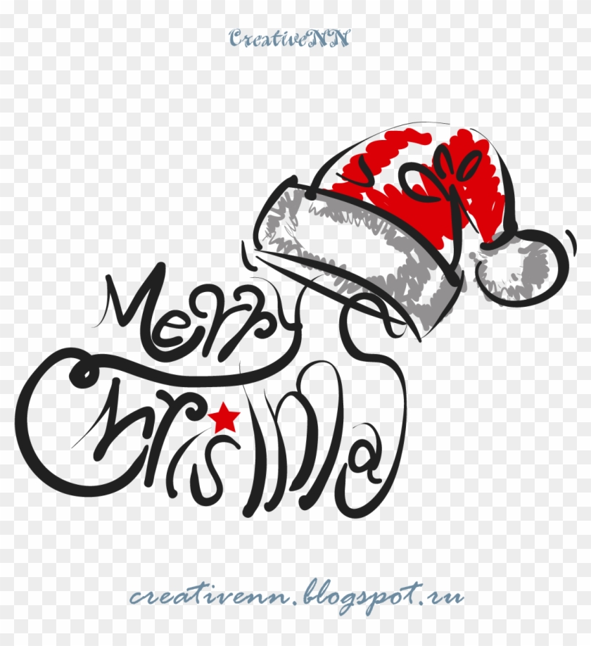 merry christmas word design