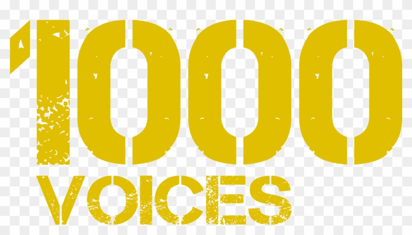 1000 Voices Banner No Background 1000 Number No Background Hd