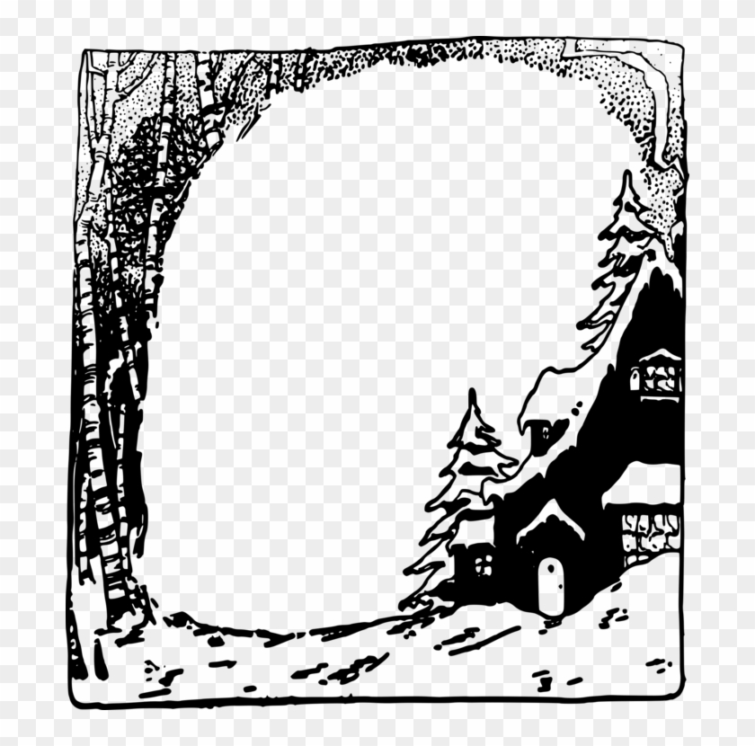 Picture Frames Black And White Computer Icons House Bingkai Natal Hitam Putih Hd Png Download 694x750 3668590 Pngfind
