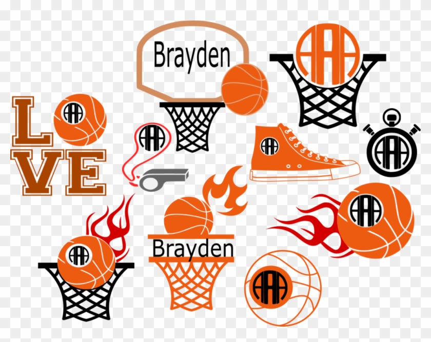 Download Svg Frames Eps Dxf Studio Flame Cut Monogram Free Basketball Svg Hd Png Download 1024x765 3669360 Pngfind