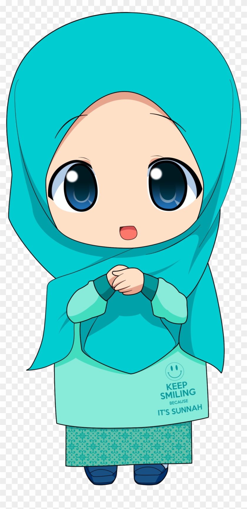 Kartun Muslimah Png Anime Girl Hijab