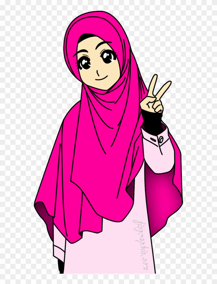 Kartun Muslimah Png Kartun Gambar Wanita Muslimah