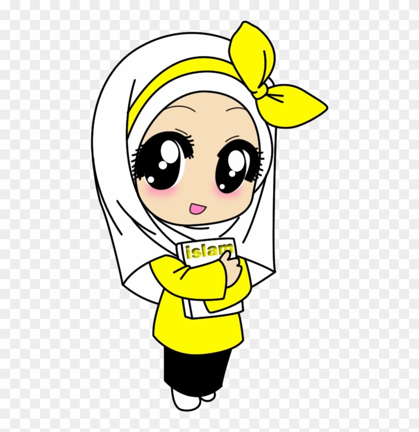 Google Untuk Http Gambar  Kartun  Muslimah Warna Kuning 