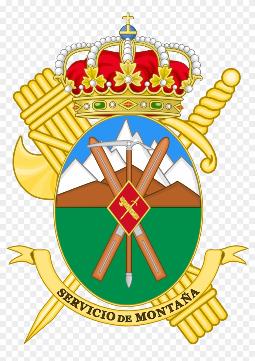 Grupos De Rescate E Intervención En Montaña Coat Of Arms Guardia Civil, HD Png Download Grupos De Rescate E Intervención En Montaña Coat Of Arms Guardia Civil, HD Png Download