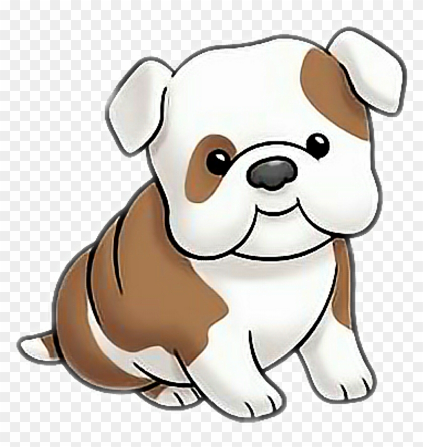 #dog #bulldog #puppy #cartoon - Cute Dog Clipart, HD Png Download