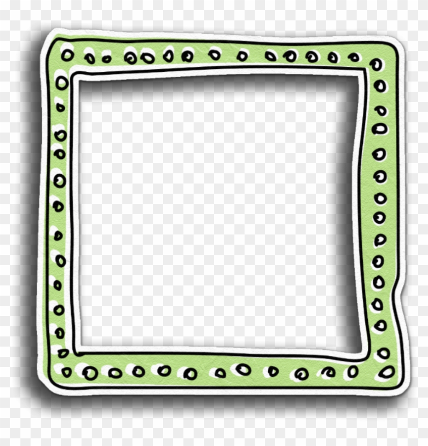 Frame Frames Green White Border Borders Doodle Png Frame Frames Green White Border Borders Doodle Png