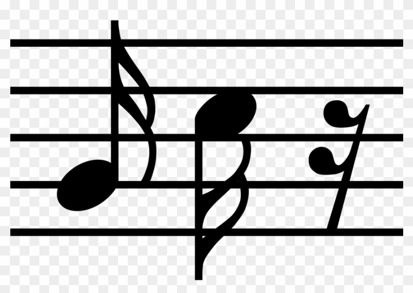 Sixteenth Notes And Rest Sixteenth Note, HD Png Download 886x768