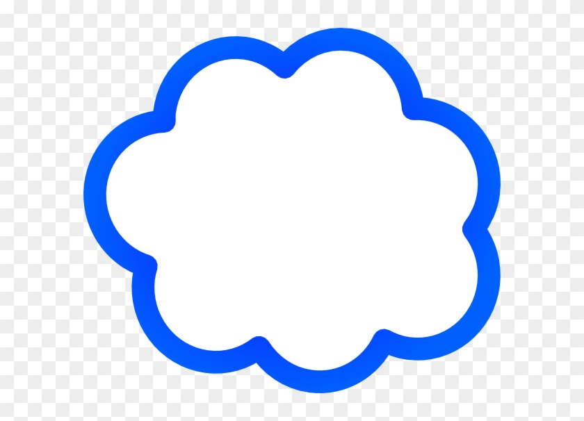How To Set Use Blue Cloud Bubble Svg Vector Hd Png Download 600x526 3717301 Pngfind