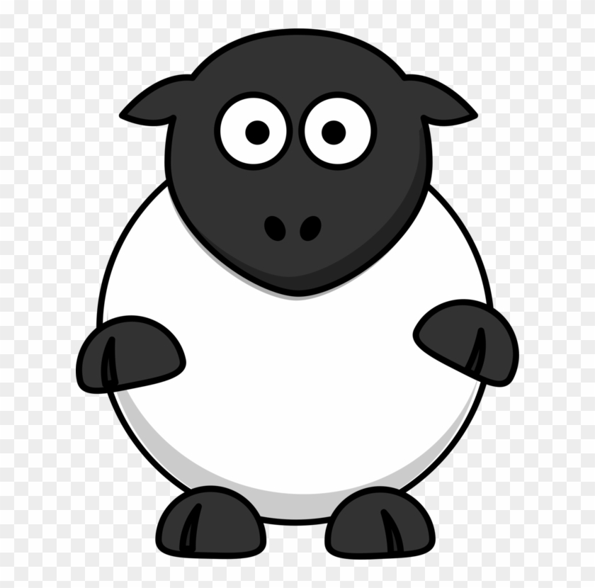 Sheep Cartoon Drawing Line Art Computer Icons - Silly Sheep Cartoon, HD Png  Download - 626x750(#3717872) - PngFind