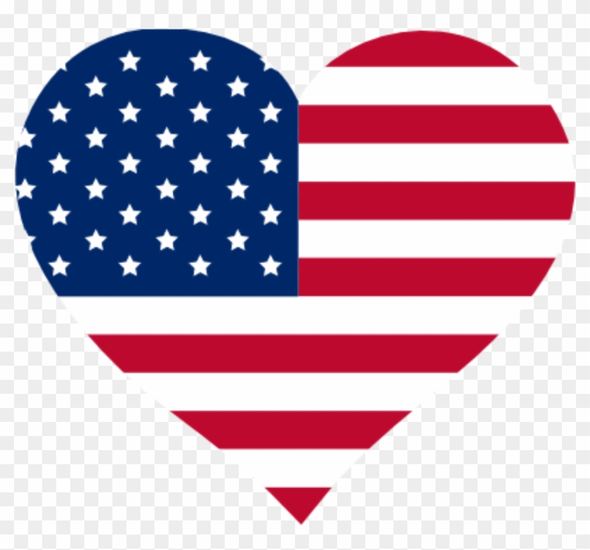 Download Military Wife Clipart - American Flag Heart Svg, HD Png ...