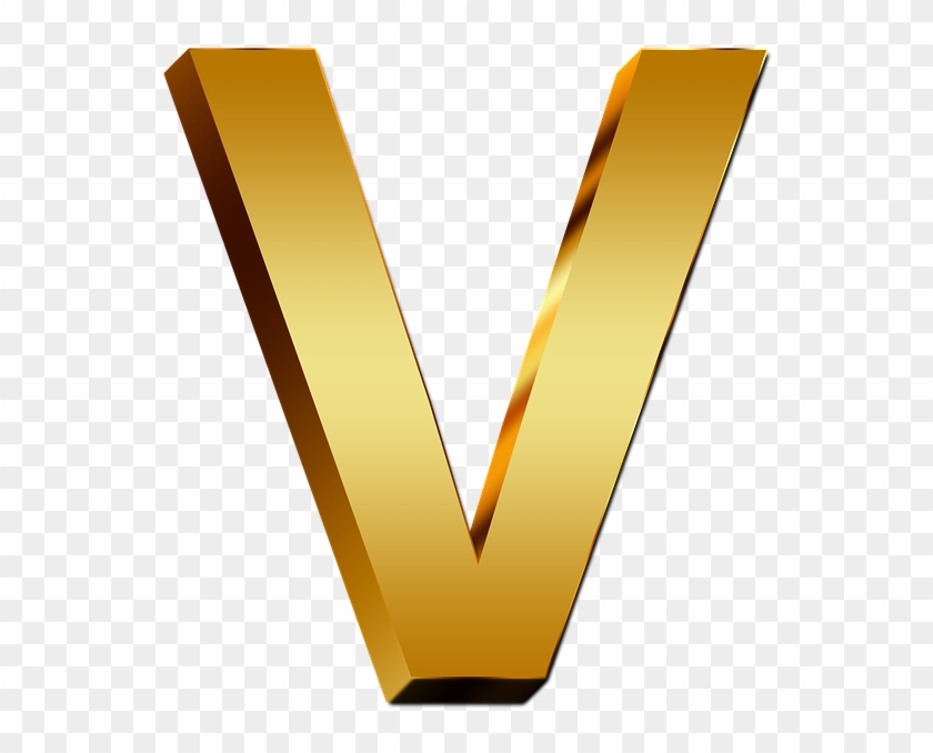 V Letter Gold Png, Transparent Png - 720x720(#3734847) - PngFind