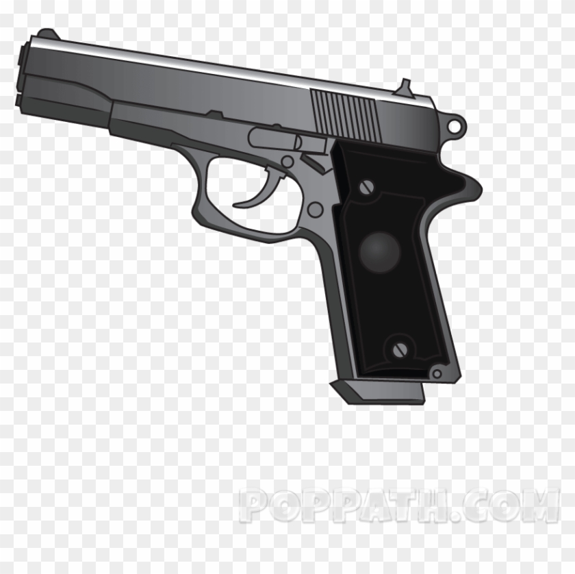 How To Draw A Handgun Transparent Anime Gun Hd Png Download 1000x1000 Pngfind