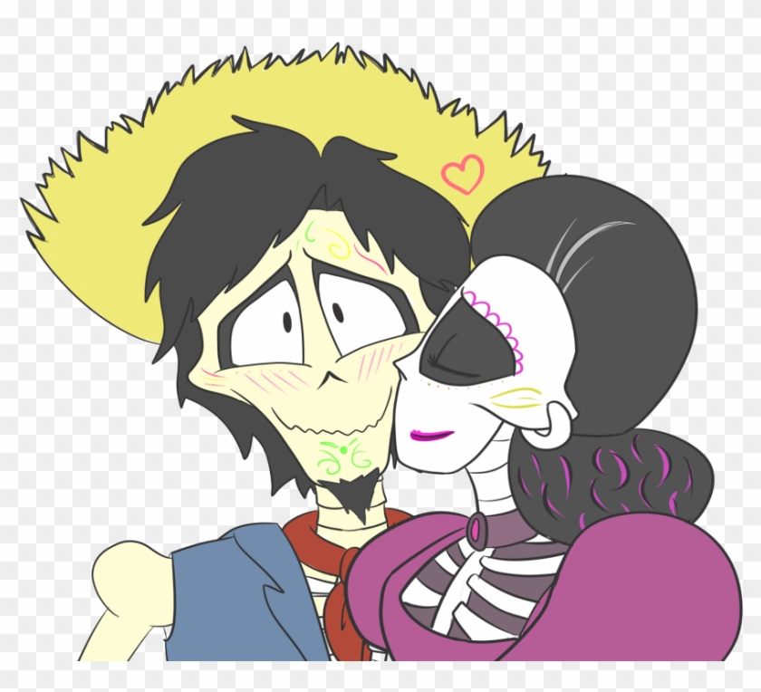 Download Disney Great Mama Coco Png - Hector X Imelda Kiss ...