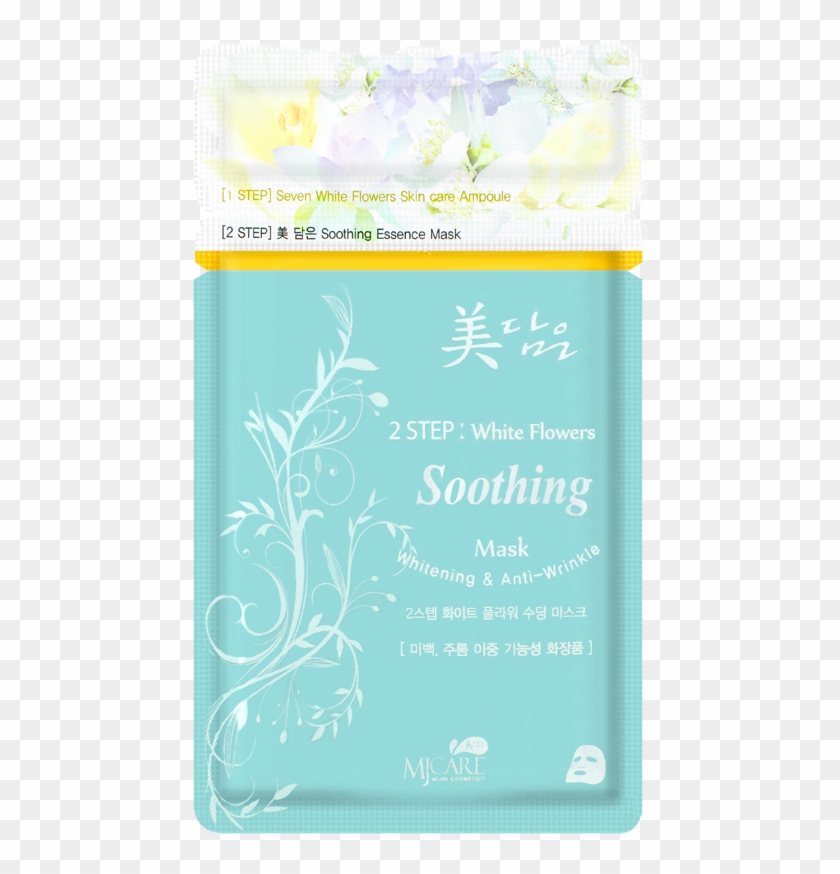 mj care white flower 2 step mask pack white flower paper paper white flower care