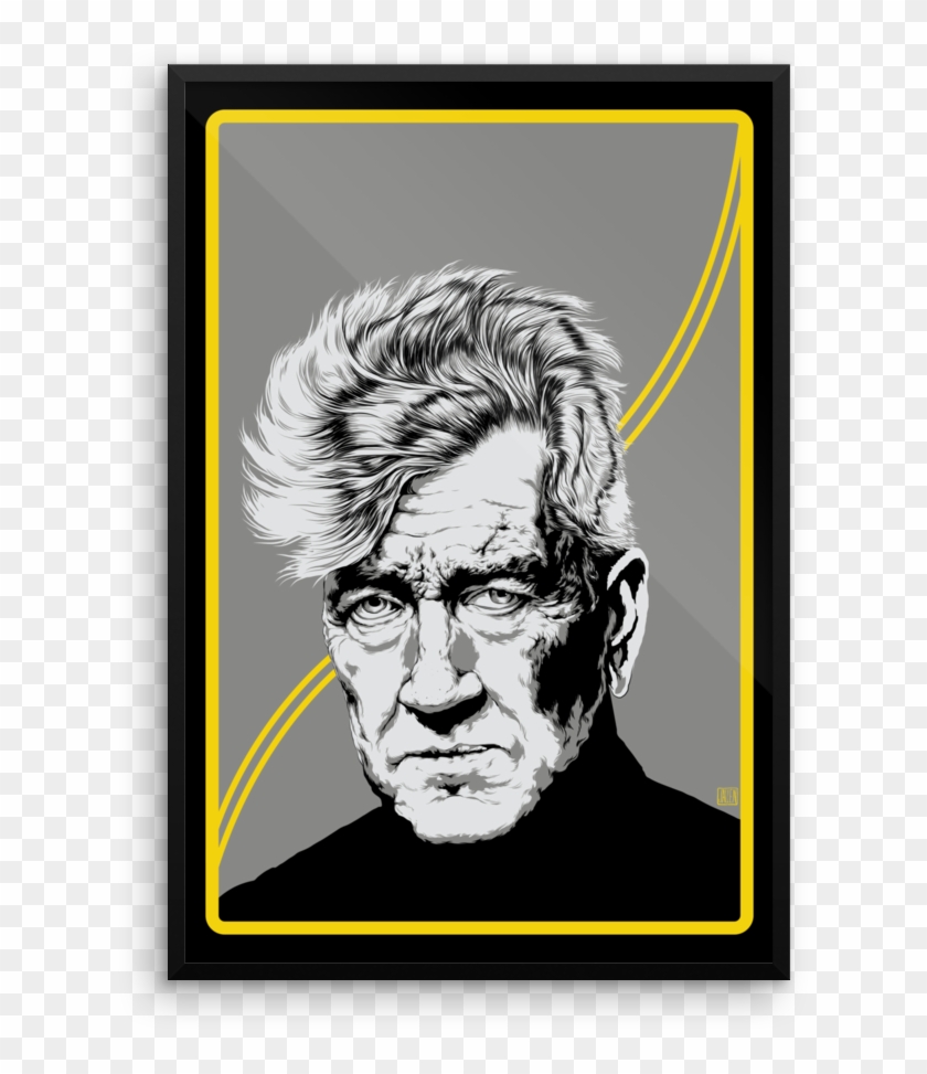 David Lynch Framed Poster - Illustration, HD Png Download - 1000x1000