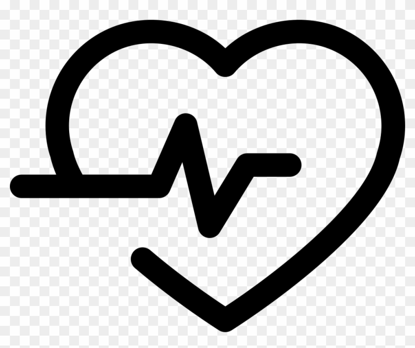 Lifeline In A Heart Outline Comments Heal Icon Hd Png Download 980x776 Pngfind