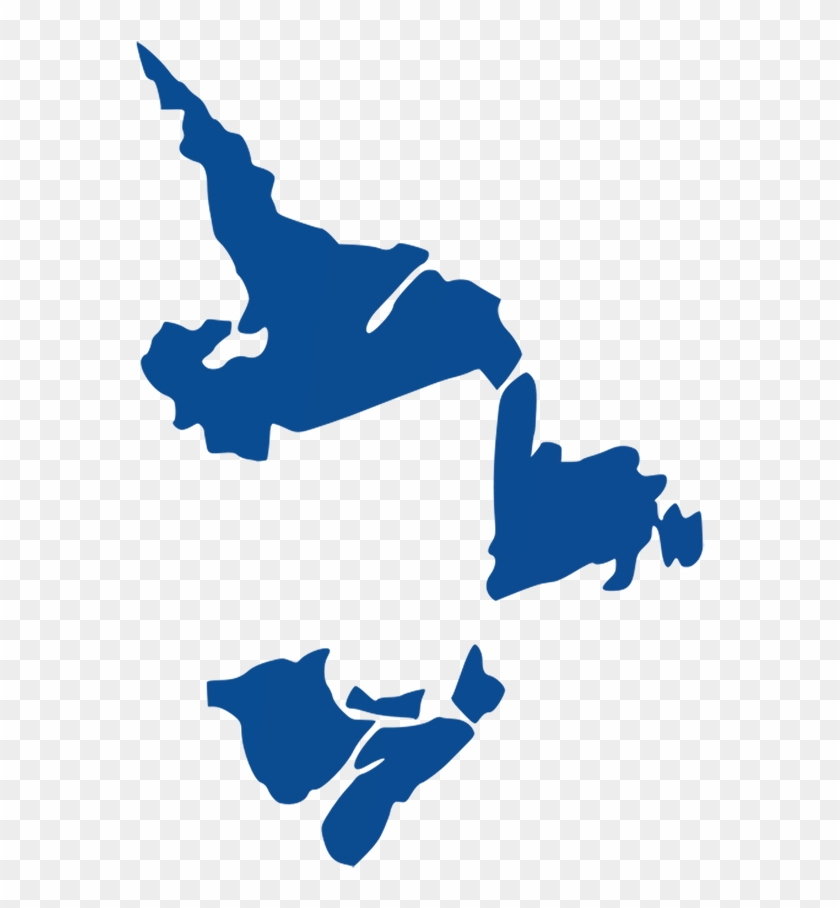 Map Of Atlantic Canada - Atlantic Canada, HD Png Download - 581x836