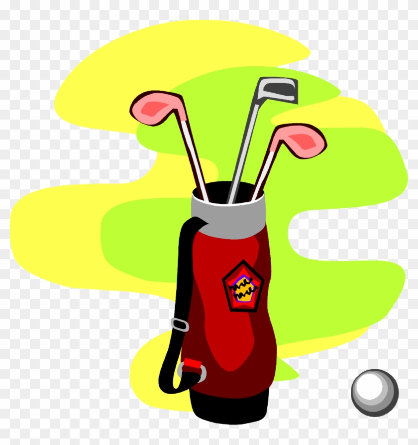 Free Golf Bag Vector Clip Art Image - Golf Club And Bag Cartoon, HD Png  Download - 1092x1110(#3795331) - PngFind