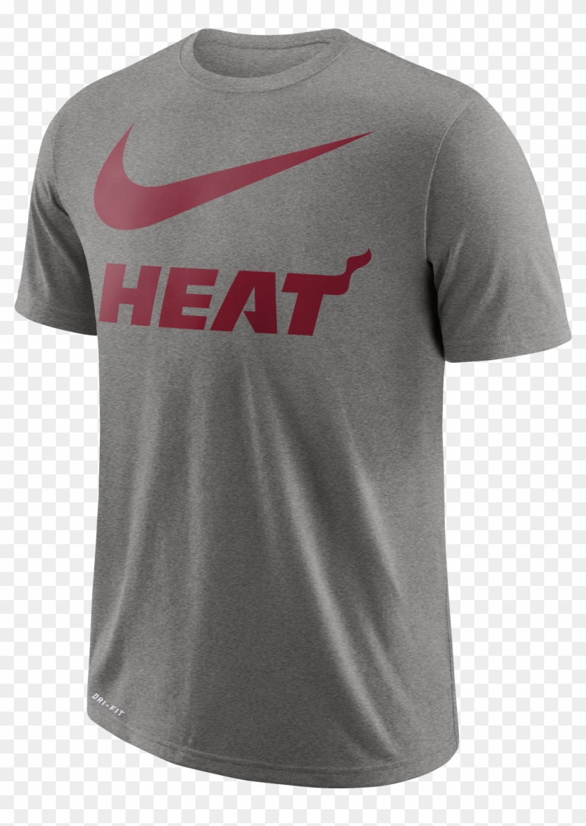 Nike Miami Heat Kids Short Sleeve Swoosh Team Tee, HD Png Download ...